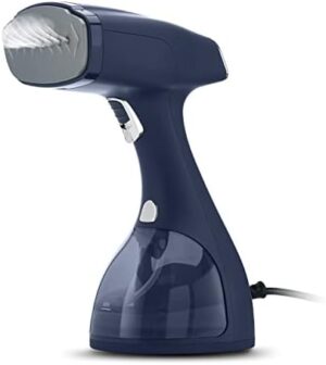 Electrolux Steamer for Clothes, LX15003 Portable Handheld Fabric and Garment Steamer Iron Press Wrinkle Remover with Lint Remover & Fabric Brush – Blue