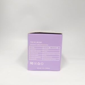 Portable Steamer for Clothes, 1200W Flat-Hanging Travel Steamer, 3 Levels for Powerful Handheld Clothes Steam, 15s Fast Heating for Travel Home Office and Dorm, 100ml(Purple) - Image 9