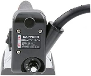 Sapporo Gravity Feed Bottle Steam Iron Kit - Includes SP527 Gravity Feed Bottle Steam Iron, Two Inline Demineralizer Cartridges & Magic Glide Non-Stick Ironing Shoe - Image 3