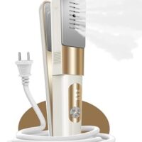 Travel Steamer Iron Portable, Rylena 180° Rotatable Handheld Press Iron for Clothes, Curtains, 2025 LeakProof & Anti-Drip Tech, Fast De-Wrinkle, Crisp Crease, XL Tank, Easy Grip, Apt, Cruise,Dorm