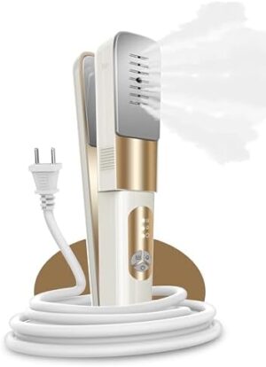 Travel Steamer Iron Portable, Rylena 180° Rotatable Handheld Press Iron for Clothes, Curtains, 2025 LeakProof & Anti-Drip Tech, Fast De-Wrinkle, Crisp Crease, XL Tank, Easy Grip, Apt, Cruise,Dorm