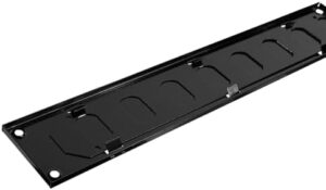 Repa Market 12" x 2" Inch (Outer Dimensions) Black Adjustable Air Vent Cover - Indoor Outdoor Metal Grille - Heating, Cooling, Ventilation for Home Garage Shed - Open and Close Register (11.81 x 1.97) - Image 9