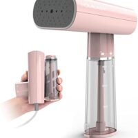 Clothes Steamer Travel, HOMEASY Steamer for Clothes Garment Steamer Portable Iron Clothes Steamer Fabric Wrinkle Remover with Fast 25s Heat-up Detachable Water Tank