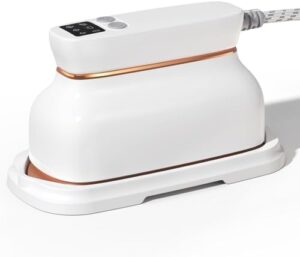 Travel Steamer, 1300W 15S Heat Up Portable Steamer for Clothes, 180°Rotatable, 3 Steam Modes, Wet and dry Steamer Iron for Travel College Dorm Home Essentials, Anti-heat Glove included