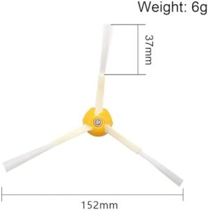 6Pcs Side Brushes Replacement Part Fit for Roomba 500/600/700 Series Vacuum Cleaner for Home Cleaning Floor Care Accessories - Image 2