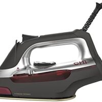 CHI Steam 2-in-1 Steam Iron and Vertical Garment Steamer with Targeted SteamShot for Clothes with Titanium Infused Soleplate, 1200 Watts, 10’ Cord (13108), Medium