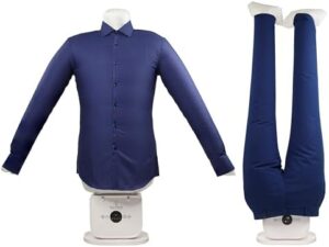 Automatic Hot Air Dryer & Iron for Shirts & Pants – Freshens Clothes, Effortless, Hands-Free Wrinkle Removal, One-Touch Fast Solution, Faster Than Steamers & Irons.