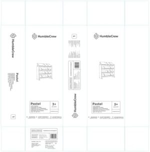 Humble Crew, Natural/Primary Kids' Toy Storage Organizer with 12 Plastic Bins, 34*35*15.5inch - Image 6