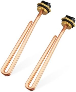 HE 55220 Water Heater Element, Fit for Eco Smart ECO POU 6 ECO 8 ECO 11 Tankless Electric Water Heater, Water Heating Element 5.5KW 220V or 6KW 240V, Screw-in 2Packs