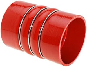 Silicone Charge Air Cooler Hump Hose Boot Set 4" X 6" 4 inch with T Bolt Clamp Red - Image 8