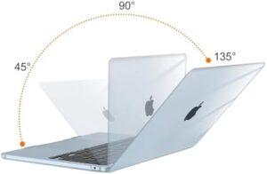 MOSISO Compatible with MacBook Air 13 inch Case 2025 2024 2023 2022 Release M4 A3240 M3 A3113 M2 A2681, Protective Plastic Hard Shell Cover Compatible with MacBook Air 13.6 inch Case, Crystal Sky Blue - Image 5