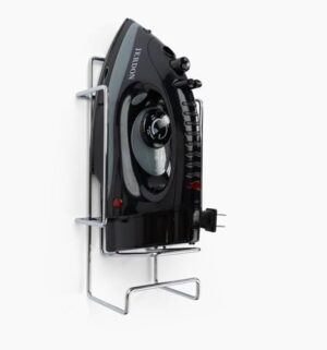 Jerdon Hotel Iron with Retractable Cord - Mid-Size, Black Clothing Iron - Dual Auto Shut-Off - 7-Foot Retractable Cord - 1200 Watts - J913B - Image 3