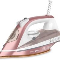BLACK+DECKER Pearl Iron, IR2398, 50% Smoother Gliding with Pearl-Infused Ceramic Soleplate, Powerful Steam, 8 Foot Cord, Vertical Steam Function
