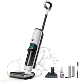 Kenmore HF5010 AquaLite 3-in-1 Cordless Wet Dry Vacuum Hard Floor Cleaner with Automatic Air-Drying, 35mins Runtime & One Edge Self-Cleaning Mop for Multi-Surface and Messes