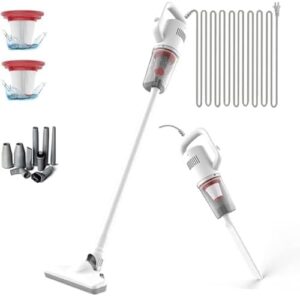 Stick Corded Handheld Vacuum Cleaner 26ft Cord Electric Broom for Pet Hair Hardwood Floor Cat Litter Cleaning