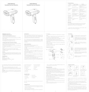 TYY Travel Steamer for Clothes with Dual Voltage 100-240V, Foldable Clothes Steamer Fabric Wrinkle Remover, Portable Handheld Garment Steamer and Steam Iron 2-in-1 for Worldwide Traveling - Image 8