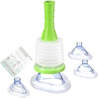 Choking Rescue Device for Kids and Adults, Anti Choking Device, Portable Airway Suction Device (Vacuum Power Body Fluid Suction Apparatus Device)