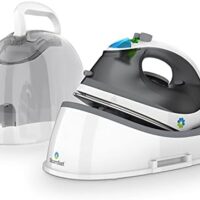 Steamfast SF-760 Portable Cordless Steam Iron, With Carrying Case, Non-Stick Sole Plate, White