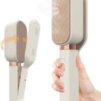 Travel Steamer for Clothes, 3 in 1 Portable Handheld Steamer, Steam Iron Wet & Dry Ironing,15s Fast Heat Up, 180° Flip, 1000W Light Mini Steam Iron for Travel and Home (Beige)