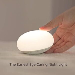 Anico EASZZZ Baby Night Light, Nursery Night Lamp for Breastfeeding, Soft BPA Free Silicone Touch Night Lamp, Eye Caring, Easy Flip Design, Stepless Dimming, 1-Pack - Image 2