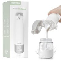 Portable Bottle Warmer for Travel, 12oz Milk Warmer for Baby, Formula, Breast Milk, On The Go Water Warmer with Fast Heating, Temp Control, Pasteurization, Suitable for Baby Outdoor, Flying, Car