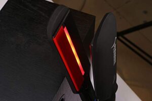 DORISILK Steam Hair Straightener and Curler Iron 2 in 1, Professional Salon Infrared Flat Iron Wide Tourmaline Ceramic Plate, Vapor Straighteners for Hair 450 Degrees Adjustable Temp, 2 Inch Black - Image 5