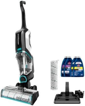 Bissell CrossWave Cordless Max Vacuum Mop All in One Wet and Dry Vac Combo Hard Floor Cleaner and Area Rugs, Cordless Mop, Pack-in Formulas Included, 2554A