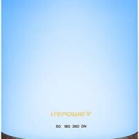 URPOWER 2nd Gen 300ml Aroma Essential Oil Diffuser Night Light Ultrasonic Air Cool Mist Humidifier with AUTO Shut Off and 6-7 Hours Continuous Diffusing and 4 Timer Settings for Home Office Yoga Spa