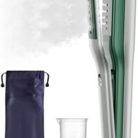 SteamPro 3-in-1 Travel Steamer for Clothes, Handheld Mini Press Iron, Pocket Flat Iron for Clothes, Portable Clip Iron Steamer, 0.85lb Light Travel Iron, 15s Fast Heat up, 10min Long Use, Green