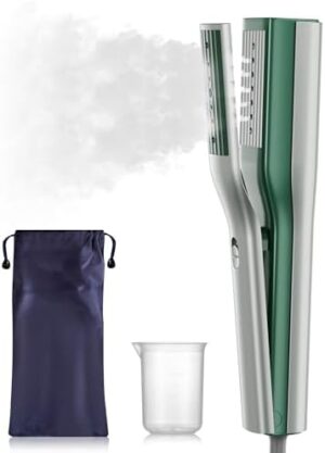 SteamPro 3-in-1 Travel Steamer for Clothes, Handheld Mini Press Iron, Pocket Flat Iron for Clothes, Portable Clip Iron Steamer, 0.85lb Light Travel Iron, 15s Fast Heat up, 10min Long Use, Green