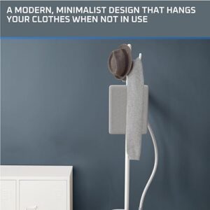 Rowenta Steamer for Clothes with Ironing Board, Home Steam, Stainless Steel Full Size Steamer, 47.33oz Water tank, Hanger rack for Clothes, Compact, 1800 Watts, White IS3250 - Image 5