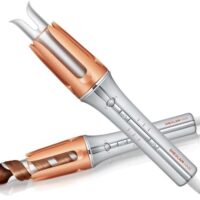 SHEGLAM Automatic Curling Iron 1 1/4 inch with 3 Temperatures Fast Heating, 2-Way Rotation, Anti-Scald, Anti-Tangle Rotating, Automatic Shut-Off for Hair Styling