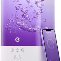Humidifiers for Bedroom Large Room, Esemoil Smart WiFi Cool Mist Humidifiers for Baby, 3.5L Top Fill & 28dB Quiet, 40H Air Ultrasonic Diffuser with 8 Color Light, Voice Control, Compatible with Alexa