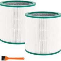 2 Pack Dyson TP02 Air Purifier True HEPA Filters Replacement for Dyson Pure Cool Link TP01, TP02, TP03, AM11, BP01 Tower Air Purifier, Compare to Part # 968126-03 2 Pack TP02 Air Purifier True Filters