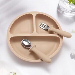 Toddler Utensils, 6 Pack kids Silverware Set with Silicone Handle, 18/8 Stainless Steel Children Safe Forks and Spoons, Dishwasher Safe - Image 5