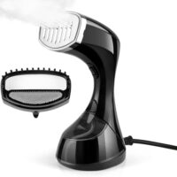 Steamer Iron for Clothes 1800W, Zorslesy Fast Heat Up Hand Clothing Garment Steamer, Portable Handheld Travel Fabric Steamer Plancha de Ropa a Vapor with 300ml Water Tank for Cleaning