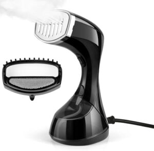 Steamer Iron for Clothes 1800W, Zorslesy Fast Heat Up Hand Clothing Garment Steamer, Portable Handheld Travel Fabric Steamer Plancha de Ropa a Vapor with 300ml Water Tank for Cleaning