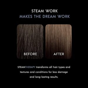 INFINITIPRO by CONAIR Steam Therapy Flat Iron, 1 1/2-inch Hair Straightener - Image 4