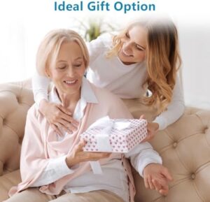 Comfytemp Weighted Heating Pad for Back & Cramps, Mothers Day Gifts, Birthday Gifts for Mom Dad Women Men, 2.2lb Electric Neck Shoulder Heat Pad for Pain Relief, FSA HSA Eligible, 2H Auto-Off, 12x24 - Image 7