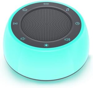 Sound Machine Baby, Kids Sound Machine with Light, White Noise Sound Machine for Sleep
