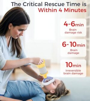 Life-Saving Choking Rescue Device, FSA/HSA Eligible Anti Choking Device, Portable Airway Suction for Adults, Kids, Seniors, Infants, Home Car Travel Emergency - Image 4