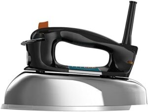 BLACK+DECKER The Classic Iron, F67E-T, Aluminum Soleplate, Steam or Dry Ironing, 7 Temperature Settings, Anti-Drip - Image 8