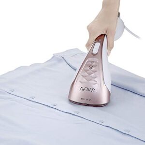 SALAV Steamer for clothes Handheld Iron 2 in 1, 2 Steam Settings, for Both Vertical and Horizontal Garment Handling, Ceramic Coated Metal Steam Panel, 150 ml Big Water Tank, 1150 Watt Rose Gold - Image 7