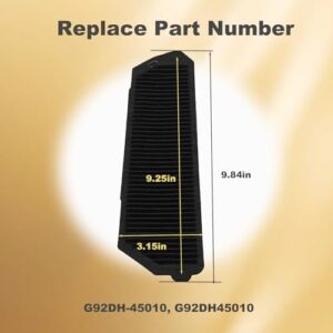 Pair HV Battery Cooling Air Intake Filter Screen, HV Battery Filter Compatible with Toyota Sienna LE Limited XLE XSE 2.5L 2021 2022 2023 Replace#: G92DH-45010 - Image 4