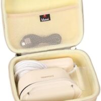 Mchoi Hard Storage Case Fits for Tenhitoys Travel Steamer Iron Electric Steam Ironing Machine for Clothes (Beige)