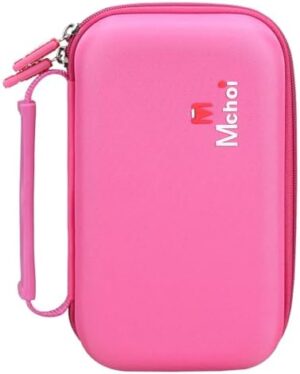 Mchoi Hard Case Suitable for Oliso M3Pro/ M2 Mini Project Steam Iron, Travel Irons Organizer Holders with Mesh Pocket Fits for Solemate, Sewing, Quilting, Crafting, Case Only, Rose Red - Image 6