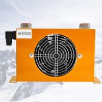 AH0608T-CA Hydraulic Air Cooler Hardware Tools Fan Air Cooling Oil Cooling Machine Low Noise and Power Usage DC 12V 48W 60L/min