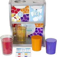 Melissa & Doug Thirst Quencher Wooden Drink Dispenser Pretend Play Set With Cups, Juice Inserts, Ice Cubes Pretend Play Soda Fountain, Food Sets For Kids Kitchen, For Kids Ages 3+ -