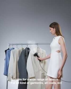 G6 Steamer for Clothes Portable 2-in-1 Travel Steamer Iron, 0.7lbs, 10 Min Continuous Steam, 900W, White - Image 5