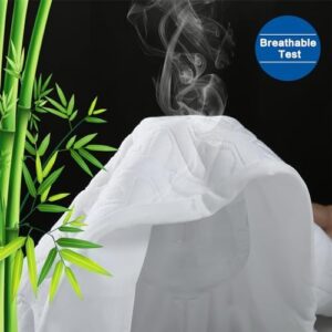 Premium 100% Waterproof Mattress Protector,Cooling Twin Mattress Pad Cover for College Dorm Breathable 4D Air Fabric,8-21" Extra Deep Pocket,Noiseless Vinyl-Free Washable (Beehive,Twin 39"x75") - Image 4